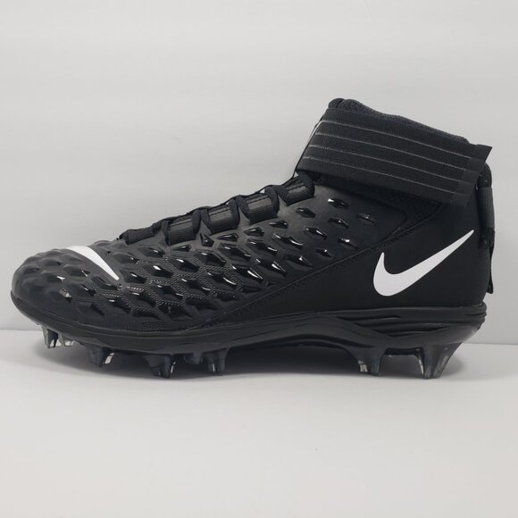 Nike Force Savage Pro 2 Black White Men's Size 11.5 Football Cleats AH4000-002 - Picture 6 of 13